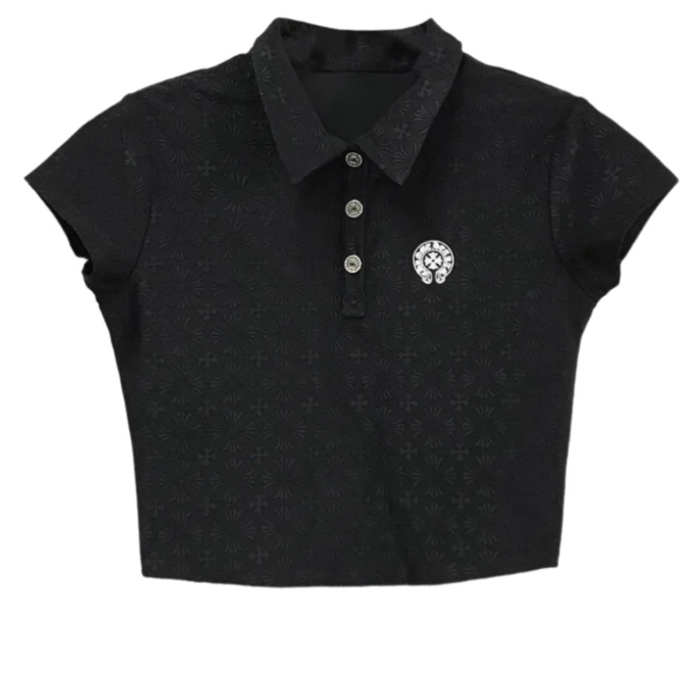 Chrome Hearts Horseshoe Logo Tennis Top and Skirt